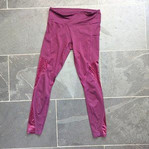 Fabletics Leggings with Pockets Purple Magenta Fuschia